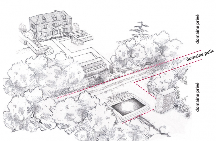 PoOla - architecture du paysage - La perspective depuis la maison